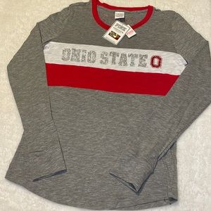 PINK Victoria Secret Bling Ohio State Collegiate Bling Long Sleeve